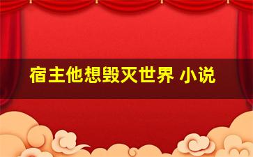 宿主他想毁灭世界 小说